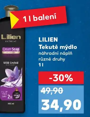 Kaufland LILIEN Tekuté mýdlo nabídka