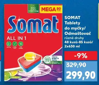 Kaufland SOMAT Tablety do myčky/ Odmašťovač nabídka