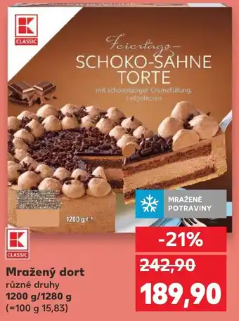 Kaufland Mražený dort nabídka