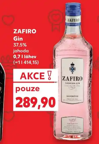 Kaufland ZAFIRO Gin nabídka