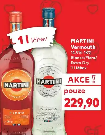 Kaufland MARTINI Vermouth nabídka