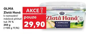 Kaufland OLMA Zlatá Haná nabídka
