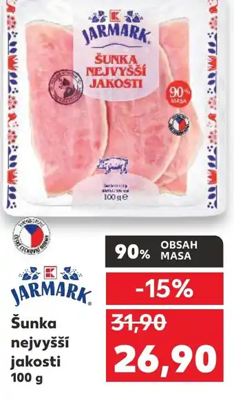 Kaufland Šunka nejvyšší jakosti nabídka