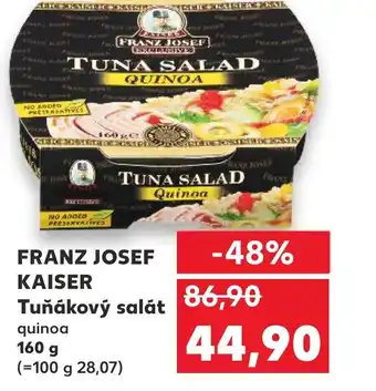 Kaufland FRANZ JOSEF KAISER Tuňákový salát nabídka