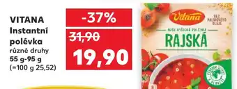 Kaufland VITANA Instantní polévka nabídka