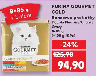 Kaufland PURINA GOURMET GOLD Konzerva pro kočky nabídka