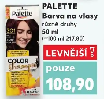 Kaufland PALETTE Barva na vlasy nabídka