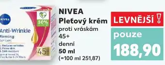 Kaufland NIVEA Pleťový krém nabídka