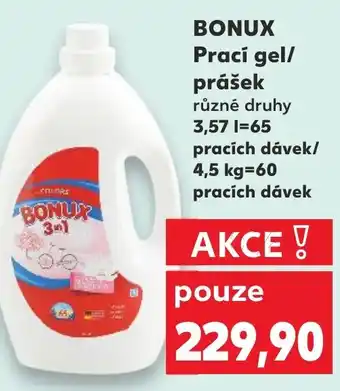 Kaufland BONUX Prací gel/ prášek nabídka