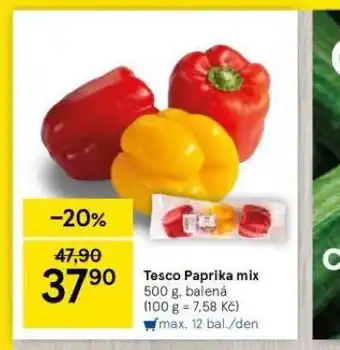 Tesco Paprika mix nabídka