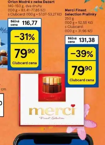 Merci finest selection pralinky