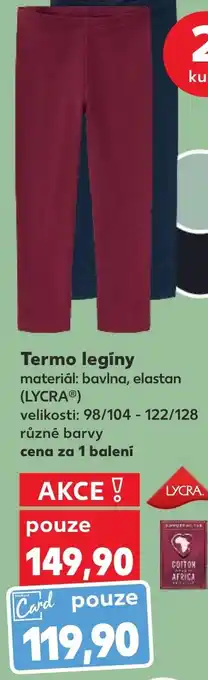 Kaufland Termo legíny nabídka