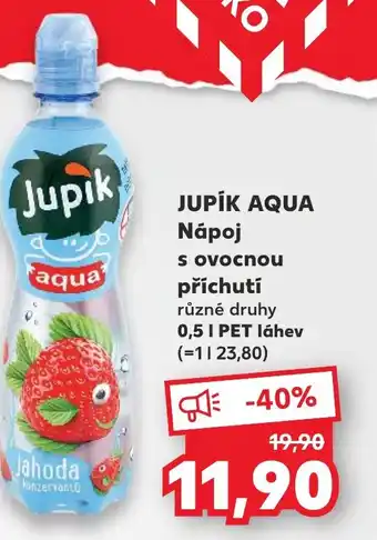 Kaufland JUPÍK AQUA Nápoj s ovocnou příchutí nabídka