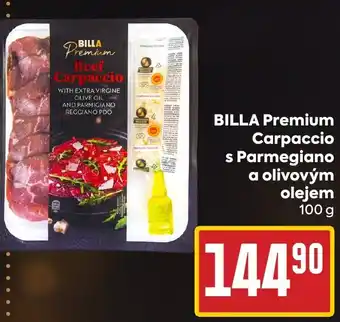 Billa BILLA Premium Carpaccio s Parmegiano a olivovým olejem nabídka