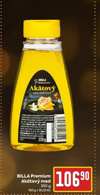 Billa BILLA Premium Akátový med nabídka