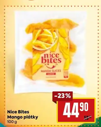 Billa Nice Bites Mango plátky 100 g nabídka