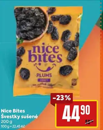 Billa Nice Bites Švestky sušené 200 g nabídka