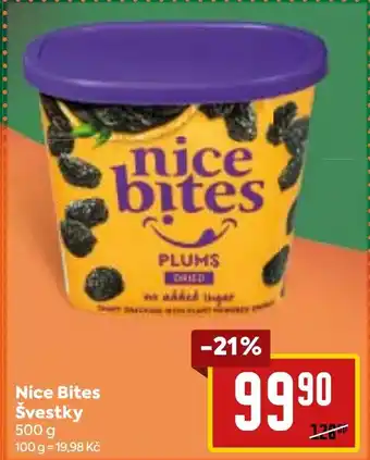 Billa Nice Bites Švestky 500 g nabídka