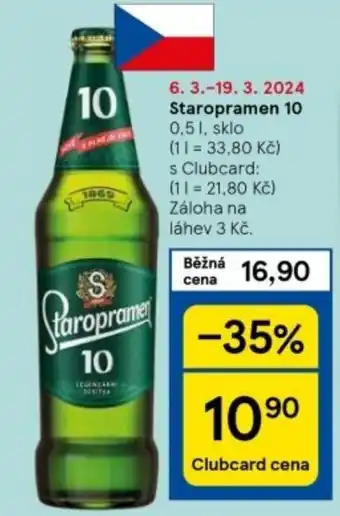 Tesco Staropramen 10 nabídka