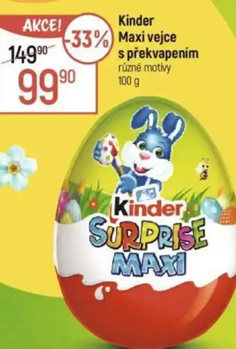 Globus Kinder Maxi vejce s překvapením nabídka