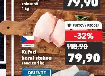 Kaufland Kuřecí horní stehna nabídka
