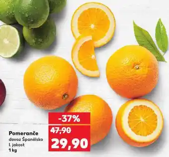 Kaufland Pomeranče nabídka