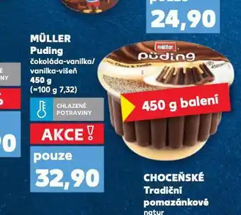 Kaufland Muller puding nabídka