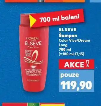Kaufland Elseve šampon nabídka