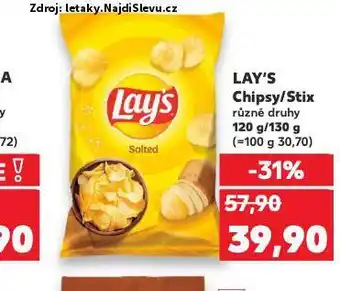 Kaufland Lay's stix nabídka