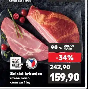 Kaufland Selská krkovice nabídka