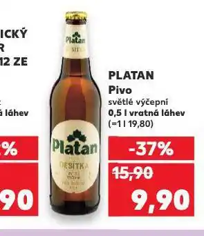 Kaufland Pivo platan nabídka