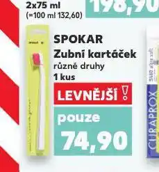 Kaufland Spokar zubní kartáček nabídka