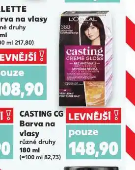 Kaufland Casting barva na vlasy nabídka
