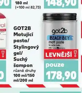Kaufland Got2b matující pasta nabídka