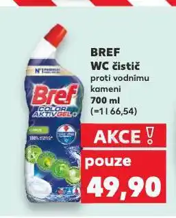 Kaufland Bref wc čistič nabídka