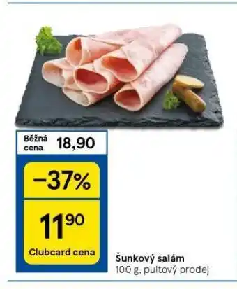 Tesco Šunkový salám nabídka
