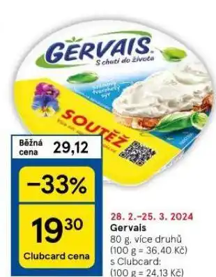 Tesco Gervais nabídka