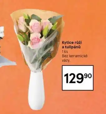 Tesco Kytice růží a tulipánů nabídka