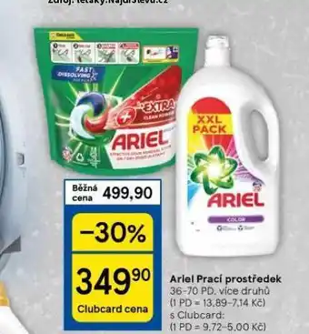Tesco Ariel prací prostředek nabídka