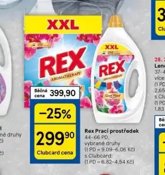 Tesco Rex prací prostředek nabídka