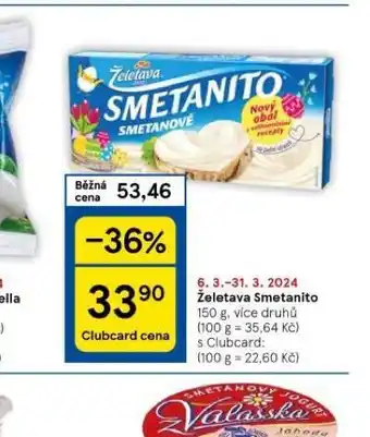 Tesco Želetava smetanito nabídka