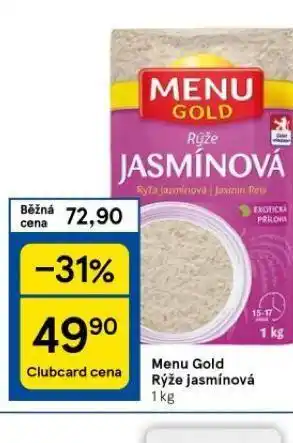 Tesco Menu gold rýže jasmínová nabídka