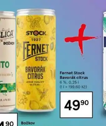 Tesco Fernet stock bavorák citrus nabídka