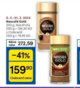 Tesco Nescafé gold nabídka