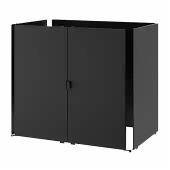IKEA GrillskÄr Dveře, boky a záda, černá/nerezavějící ocel venkovní, 86x61 cm nabídka