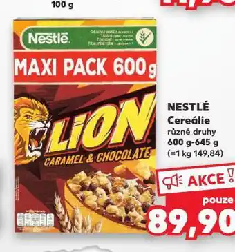 Kaufland Nestlé dětské cereálie nabídka