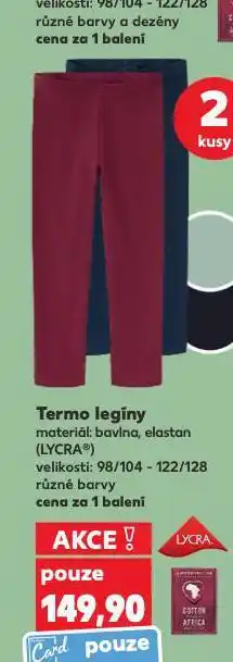 Kaufland Termo legíny nabídka
