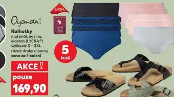 Kaufland Kalhotky nabídka