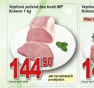 Hruška Vepřová pečeně bez kosti nabídka