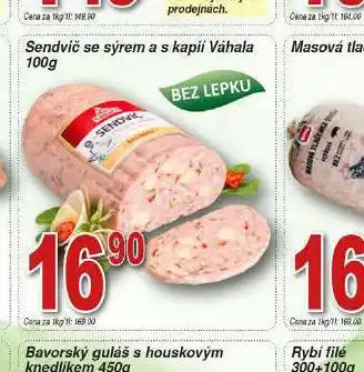 Sendvič se sýrem a kapií